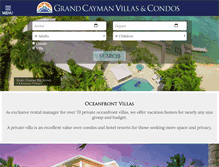 Tablet Screenshot of grandcaymanvillas.net